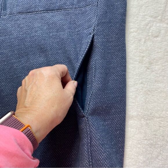 Duluth Trading Company Blue Threshold Fleece Vest Size Large - Picture 8 of 12